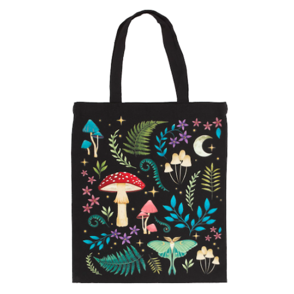 Tote Bag Dark Forest Print 